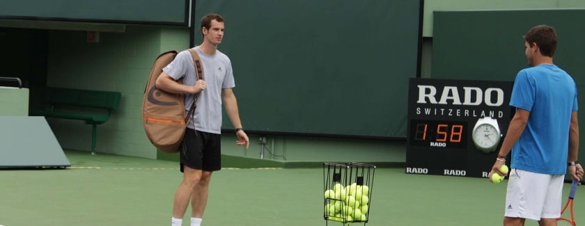 Wimbledon Champion Andy Murray and the Rado HyperChrome