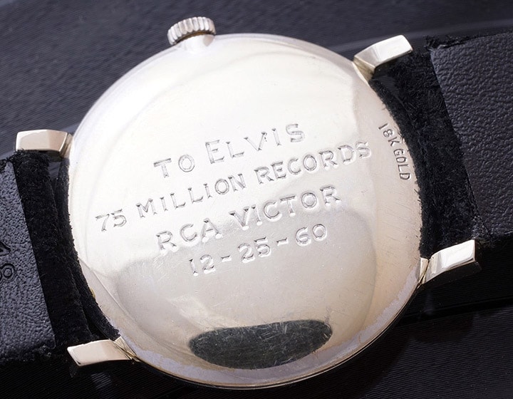 La montre OMEGA d’Elvis Presley vendue aux enchères pour 1,5 million de francs suisses