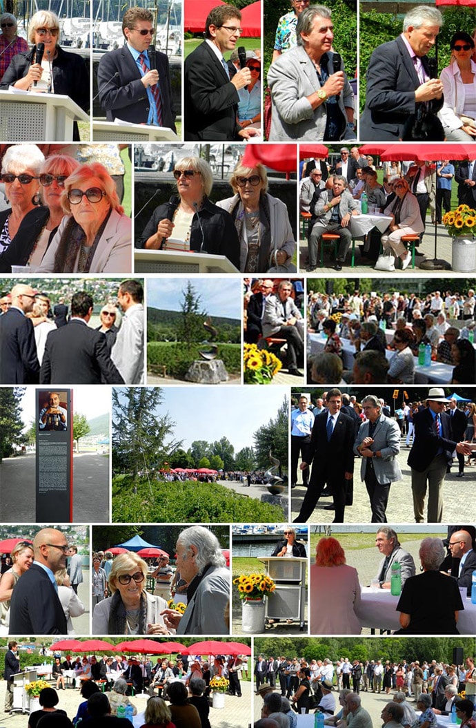 Inauguration Nicolas G. Hayek Park
