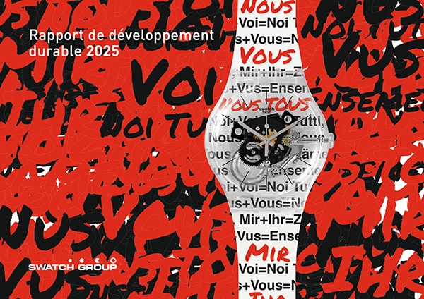 Cover Sustainability REport Swatch GRoup