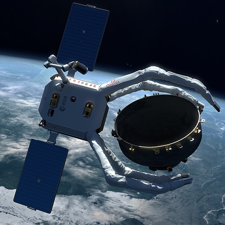 Omega partecipa a missione di pulizia satellitare nello spazio