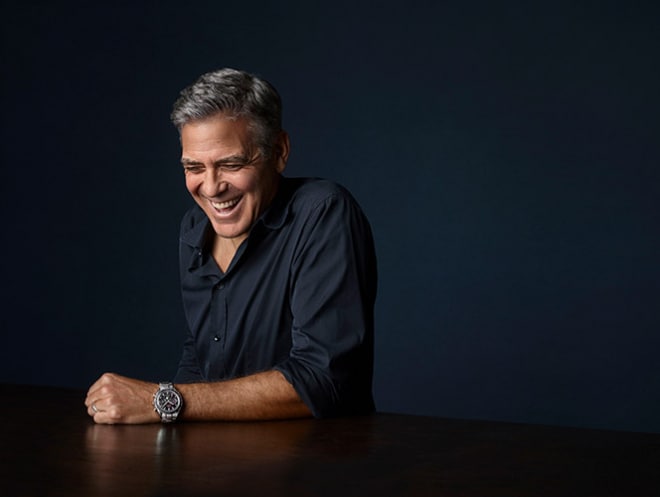 Omega ambassador George Clooney