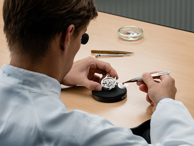 Union Glashütte watchmaker