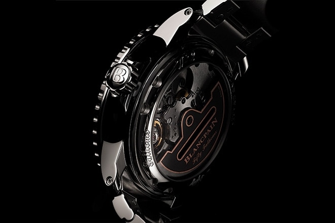 Blancpain Fifty Fathoms in polished steel