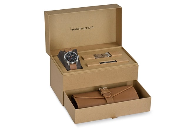 Hamilton Khaki Field Titanium Automatic packaging