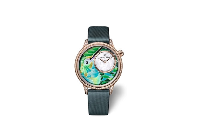 THE NEW FLIGHT OF THE HUMMINGBIRD BY JAQUET DROZ