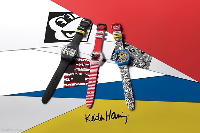 Disney swatch watches clearance