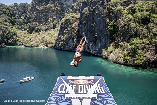mido red bull cliff diving