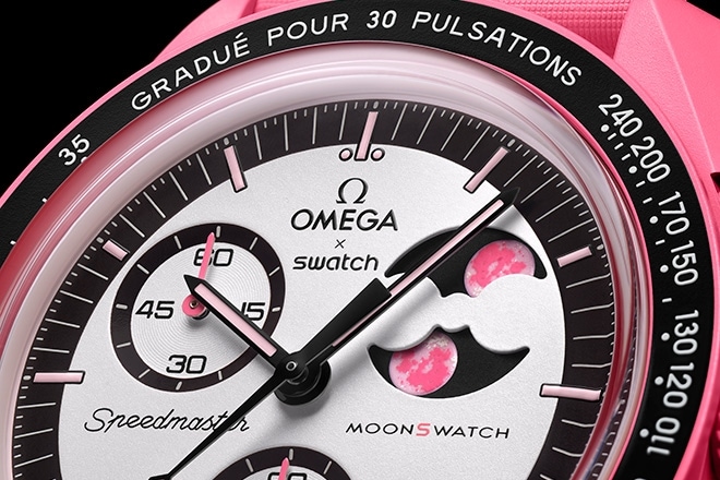 MoonSwatch Mission to the Pink MoonPhase