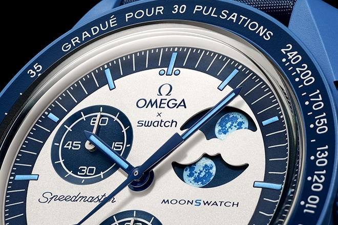 MoonSwatch MISSION TO THE SUPER BLUE MOONPHASE 