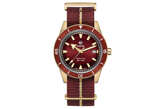 Rado Captain Cook Bronze Burgundy