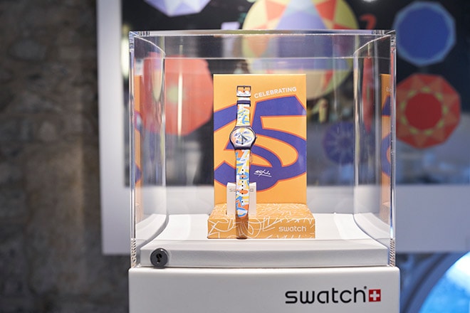 Swatch celebrates 35 with Ugo Nespolo