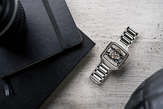 Rado True Square Skeleton Swatch Group