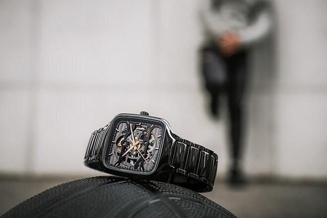Rado True Square Skeleton Swatch Group