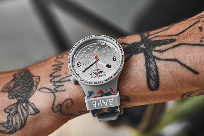 Swatch per bape hotsell
