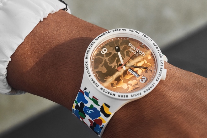 Swatch per sale bape