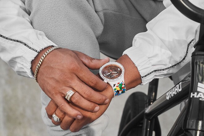 Swatch on sale bape watch