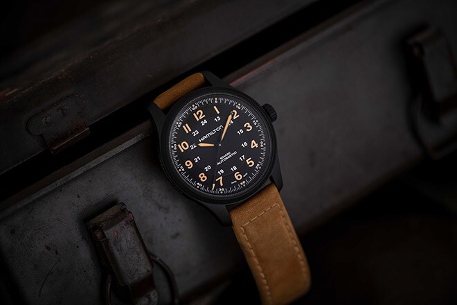THE KHAKI FIELD TITANIUM IS READY FOR ACTION - Swatch Group