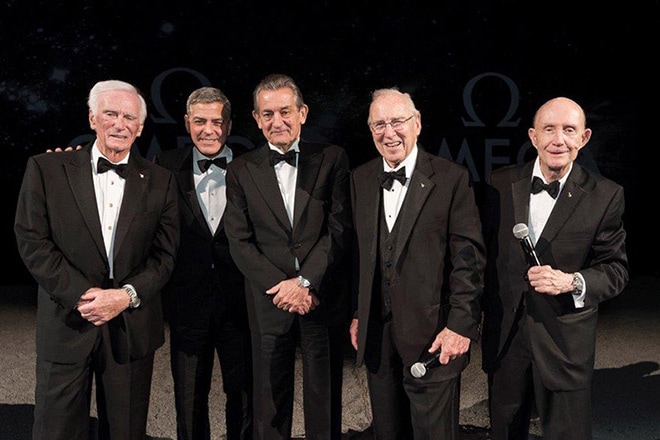 Omega and George Clooney at  Houston
