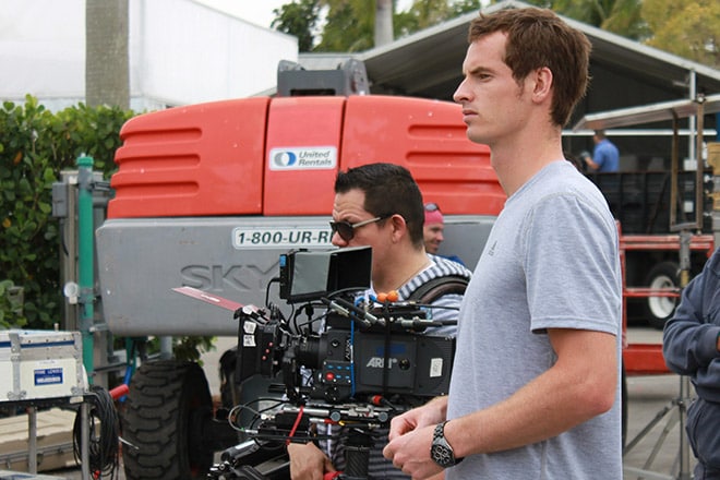 Wimbledon Champion Andy Murray and the Rado HyperChrome