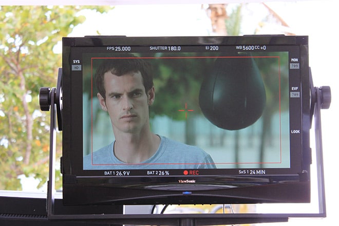 Wimbledon Champion Andy Murray and the Rado HyperChrome