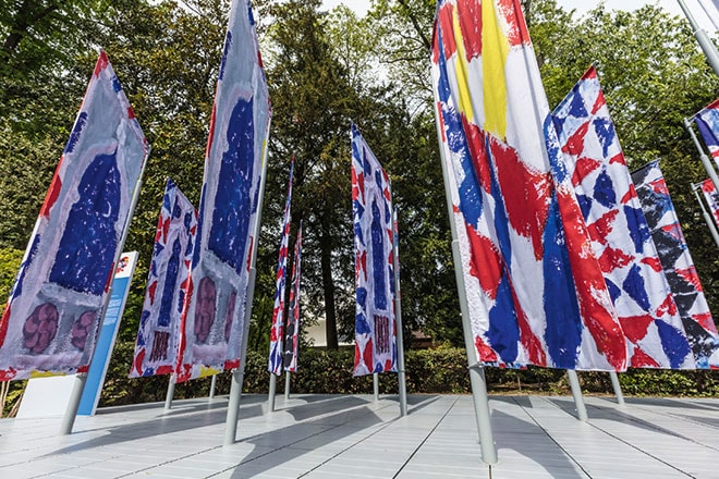 THE FLAGS by Joe Tilson