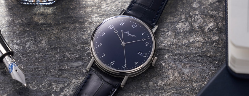 Breguet Classique 5177 Grand Feu Blue Enamel