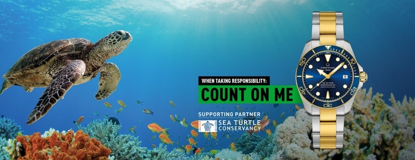 Certina DS Action Diver Sea Turtle Conservancy