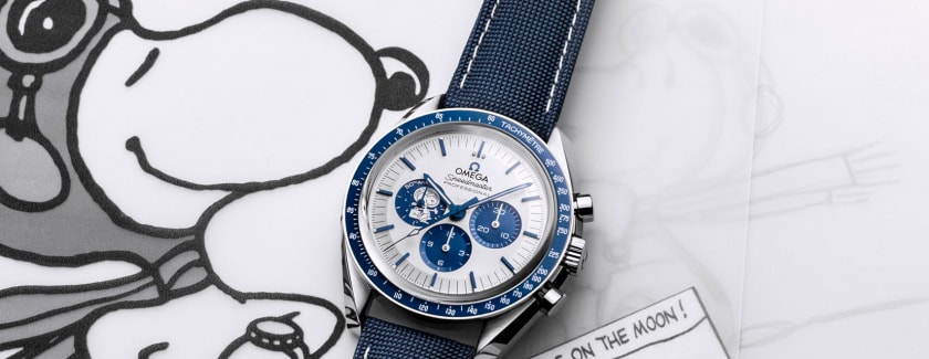 Omega Speedmaster Silver Snoopy Award