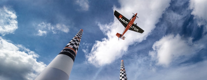 Hamilton ist offizieller Zeitnehmer des Red Bull Air Race World Championship