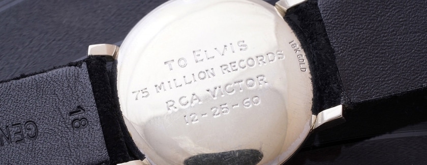 OMEGA timepiece belonging to the legendary performer Elvis Presley