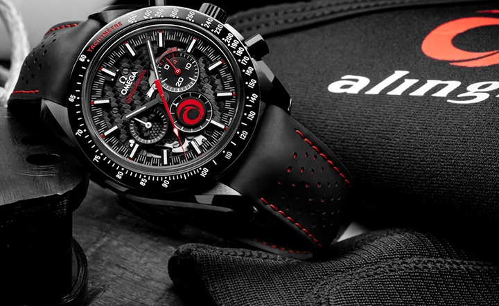 OMEGA and ALINGHI celebrate their partnership with a brand new Speedmaster