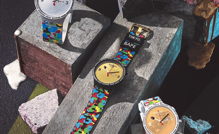 SWATCH X BAPE: STREETWEAR FOR THE WRIST