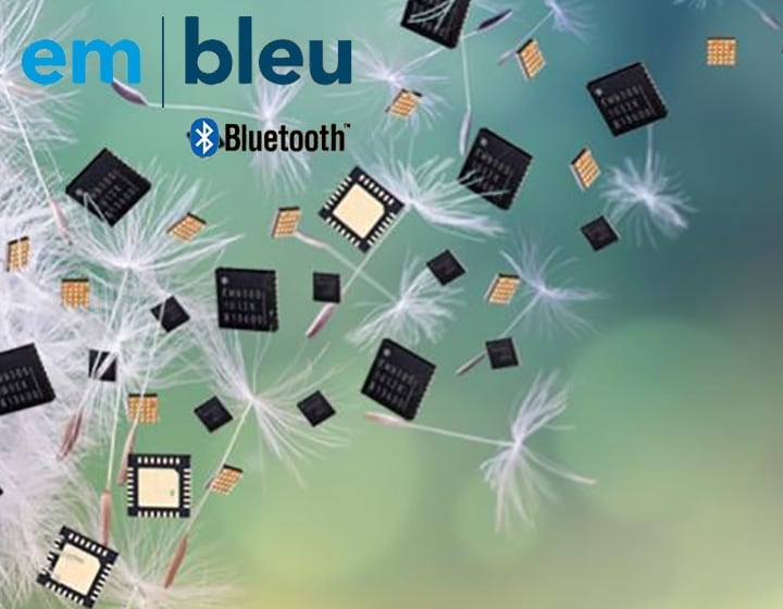 EM|Blue: SMALLEST BLUETOOTH® LOW ENERGY CHIP (V5.4)