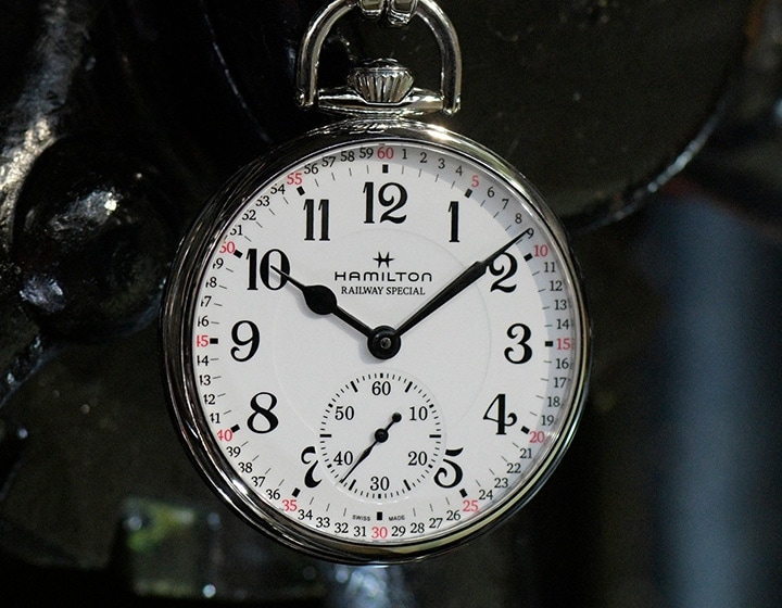 Hamilton celebrates its roots with the new Railroad Pocket Watch