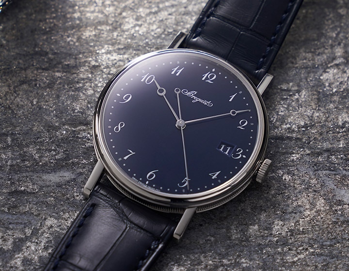 Breguet Classique 5177 Grand Feu Blue Enamel
