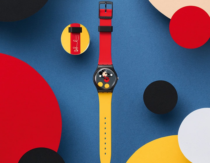 Swatch e Damien Hirst festeggiano Topolino