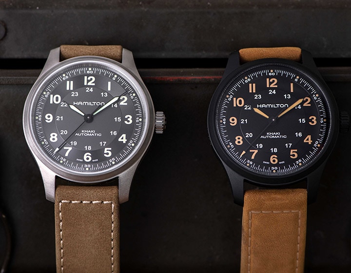 THE KHAKI FIELD TITANIUM IS READY FOR ACTION