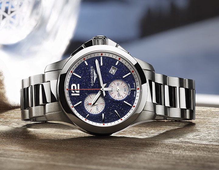 The Conquest Chronograph by Mikaela Shiffrin