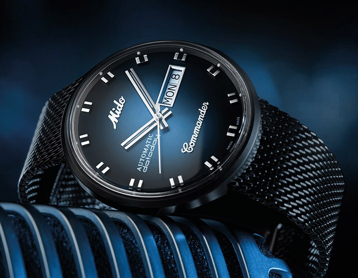 Mido Commander Blue Shade