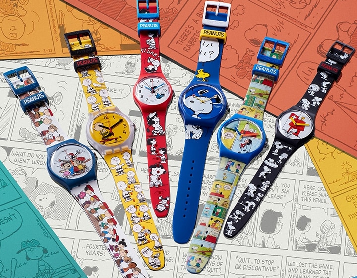 Collection Swatch X Peanuts