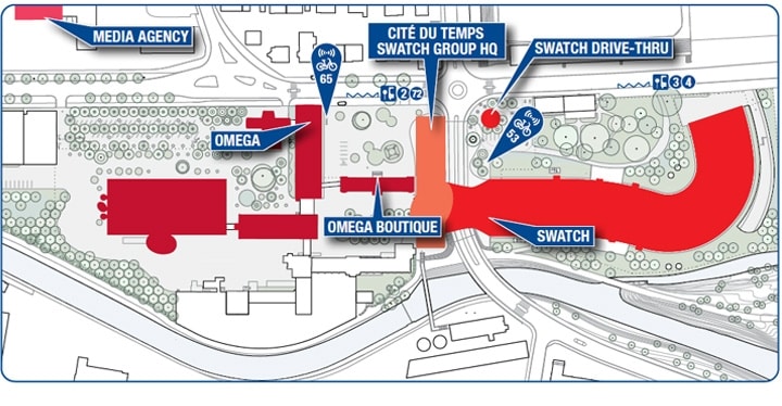 Swatch Group access map