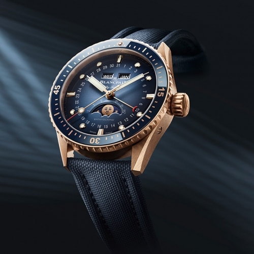 Zwei neue Modelle der Fifty Fathoms Bathyscaphe Quantième Complet