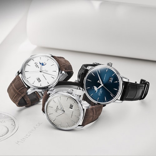 Excellence in blue, silver grey and white