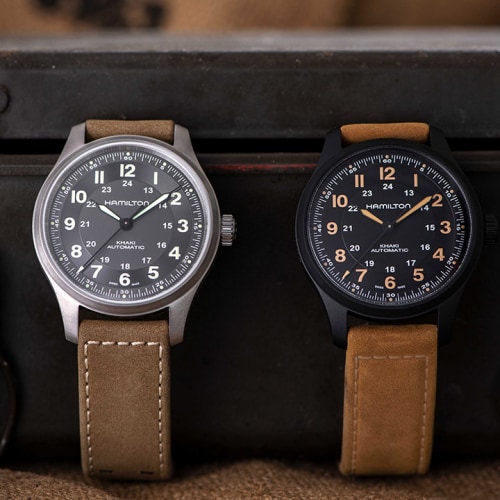 THE KHAKI FIELD TITANIUM IS READY FOR ACTION