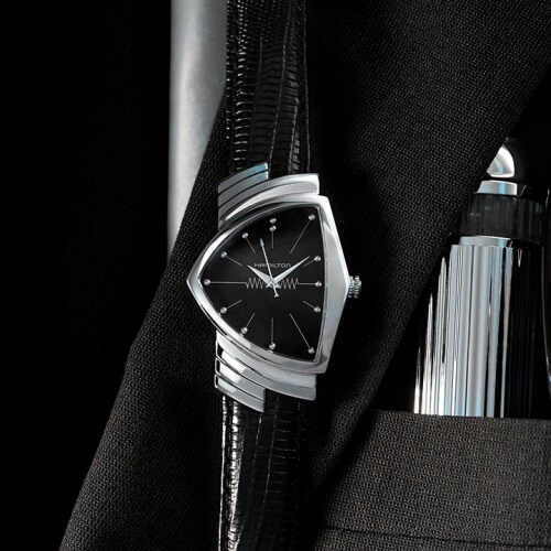 The Hamilton Ventura is the official watch of the Men in Black