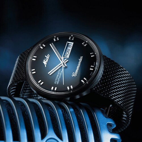 Mido Commander Blue Shade