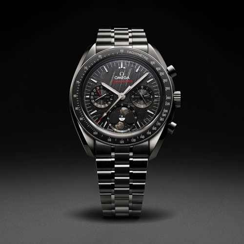 Omega Speedmaster Moonphase Meteorite