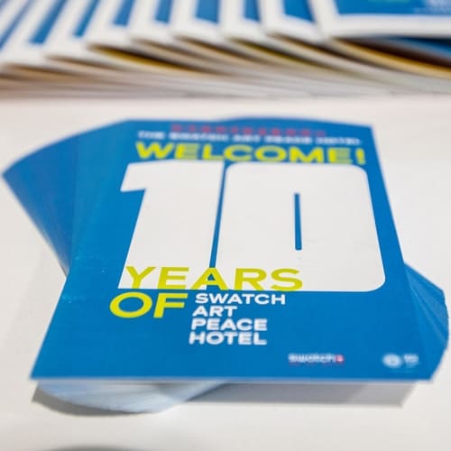 10 YEARS OF SWATCH ART PEACE HOTEL