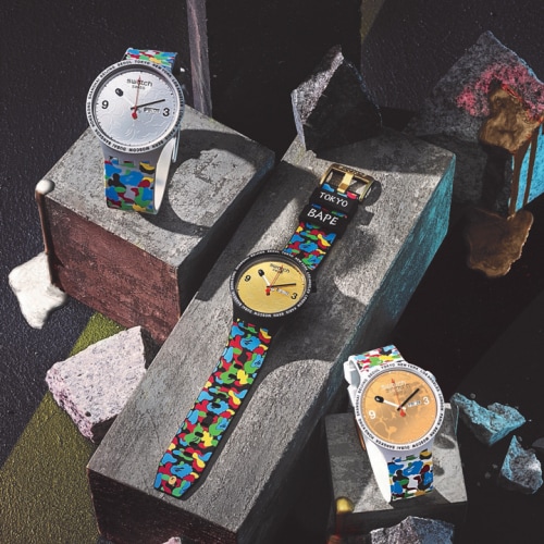 SWATCH X BAPE: STREETWEAR FOR THE WRIST